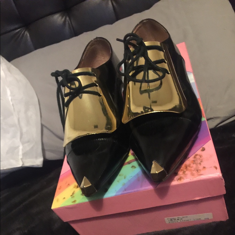 Jeffrey Campbell Patent Leather Oxfords